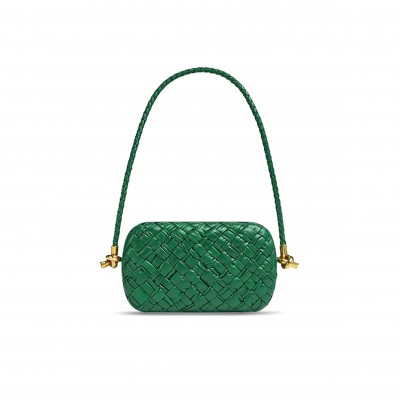 BOTTEGA VENETA KNOT SHEEPSKIN EVENING BAG 717623V2H413410 (20.5*12.5*6cm)